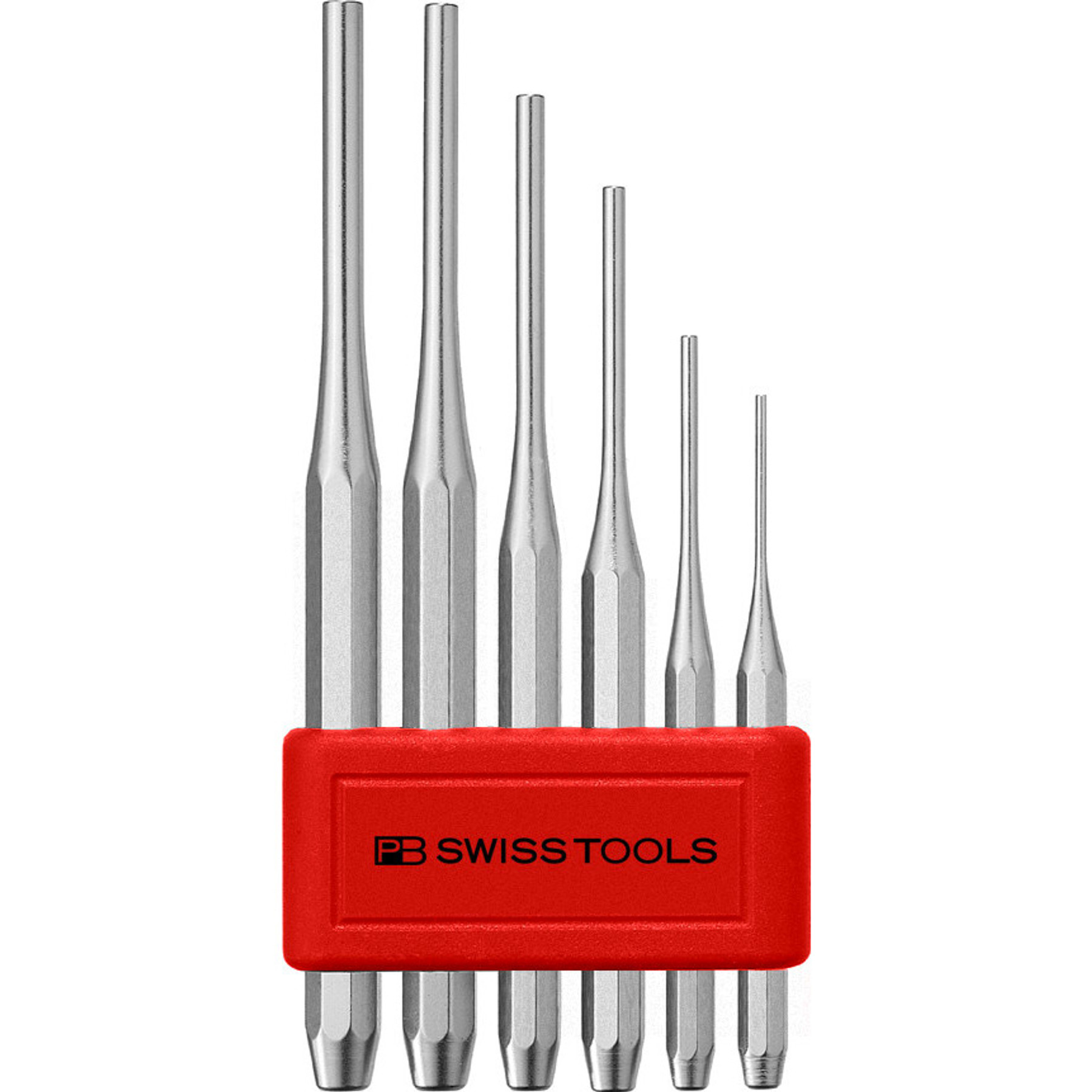 PB Swiss Parallel Pin Punch Set, 6 pcs (PB 750.BL) - DRPD